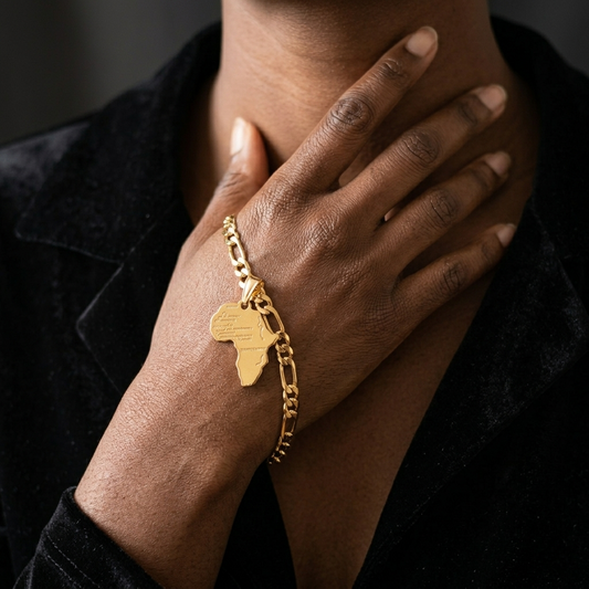 African Map Bracelet