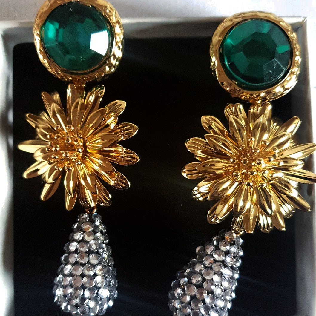 Green Mimi Earrings