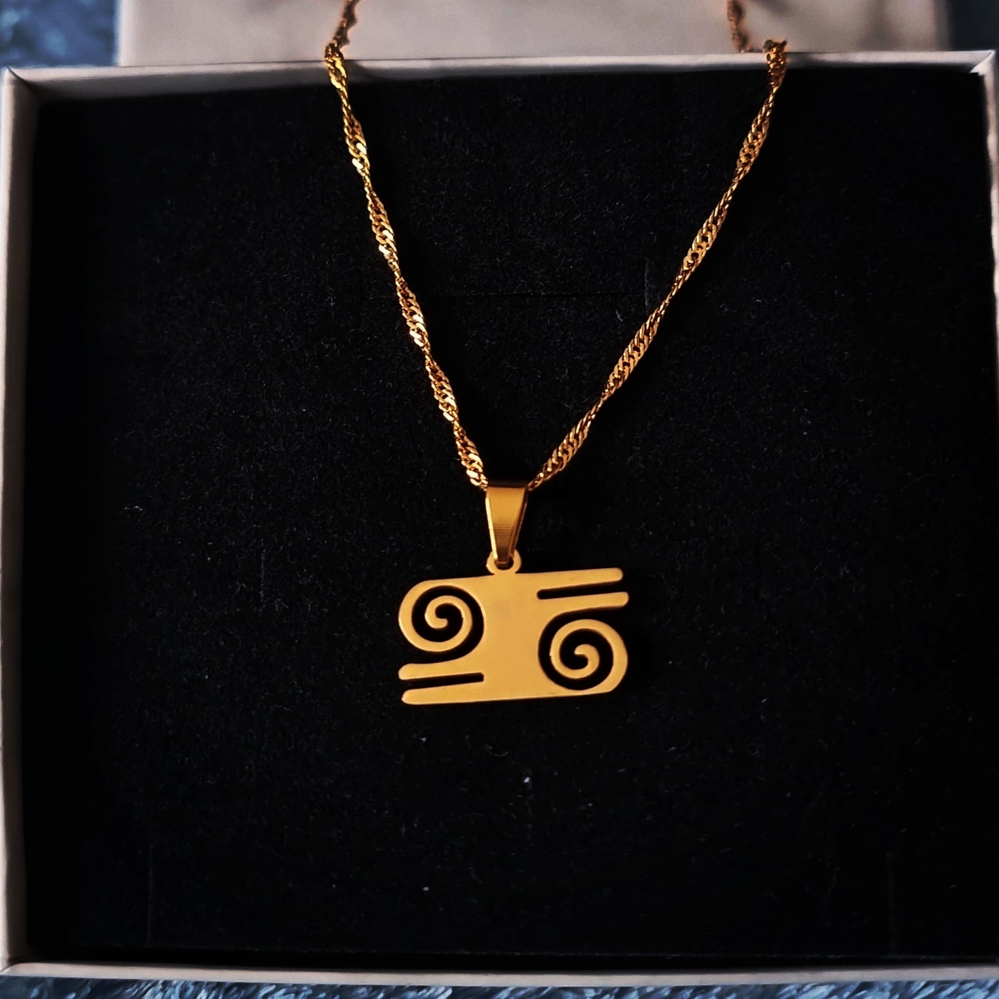 Bravery Adinkra Pendant Necklace