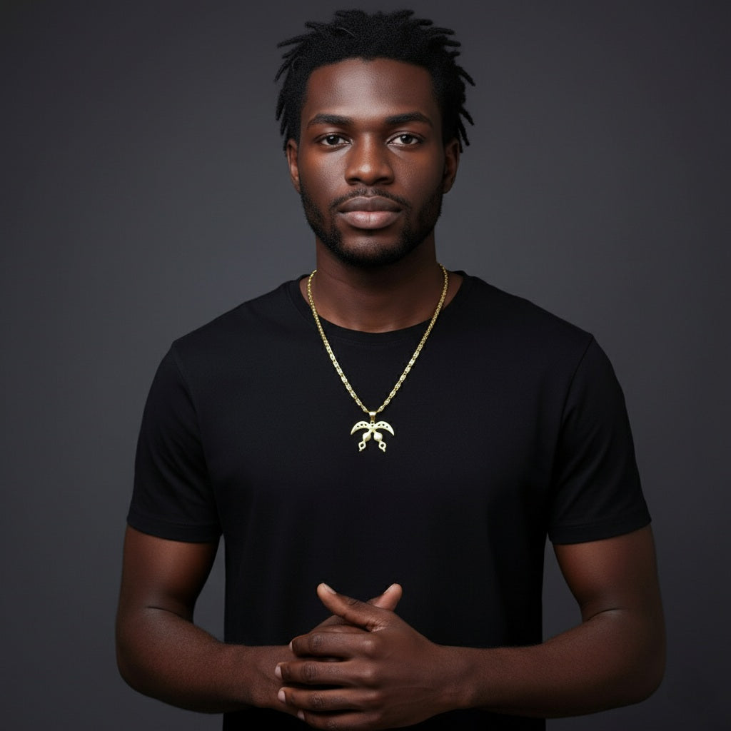 Akofena Adinkra Pendant Necklace