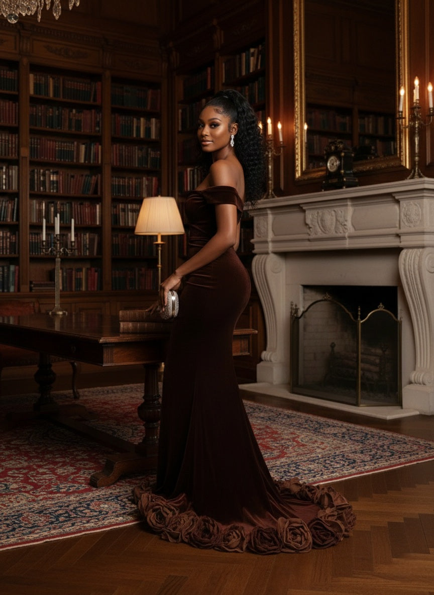 Beverly Velvet Dress