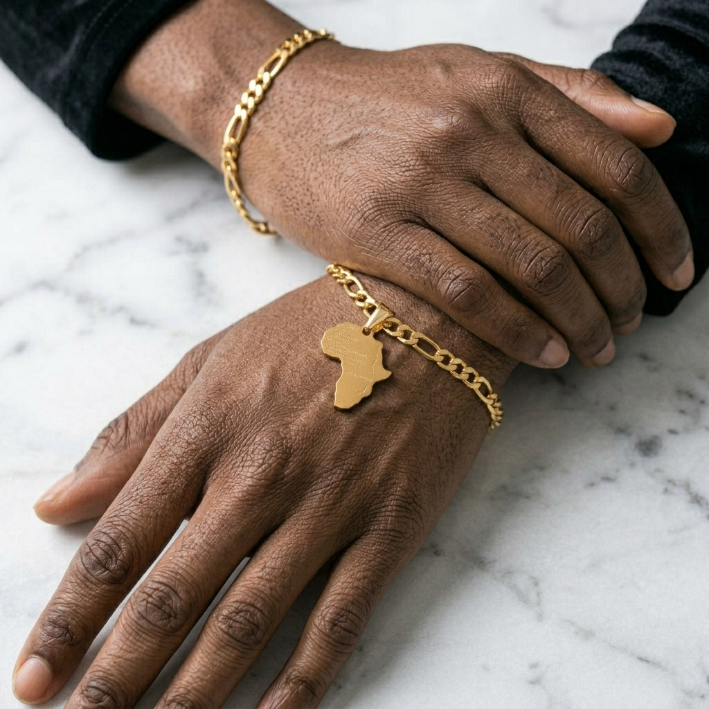 African Map Bracelet