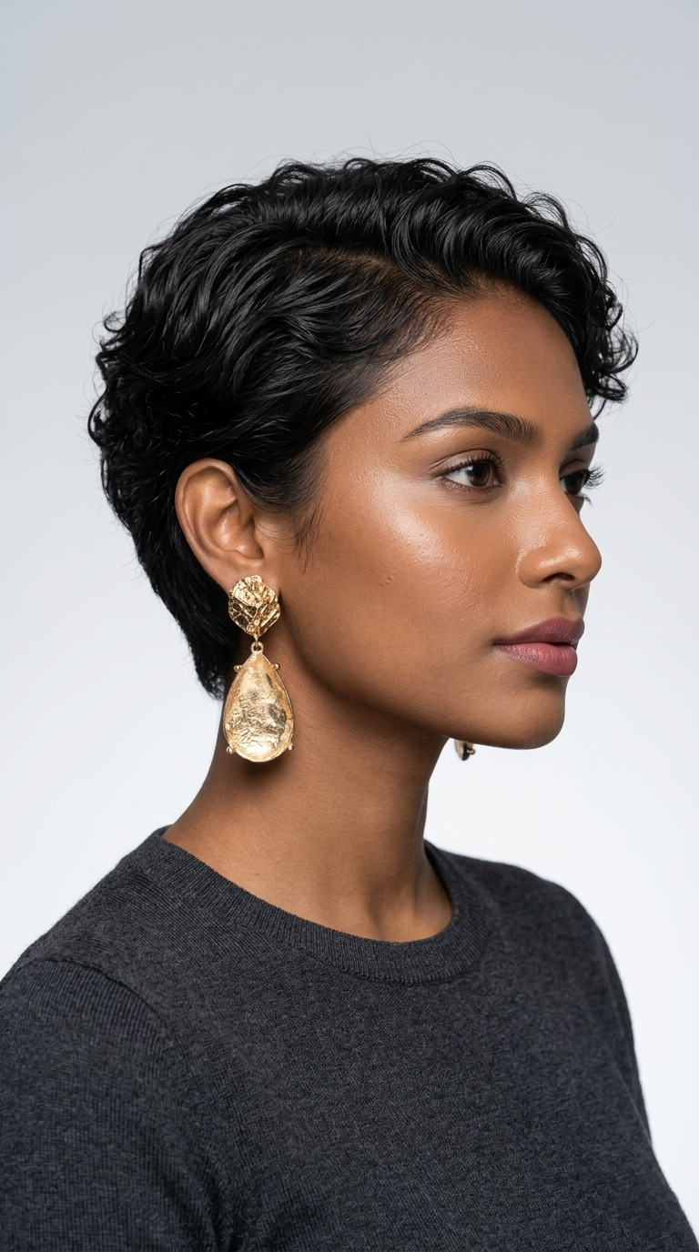 Aminata Crystal Drop Earrings