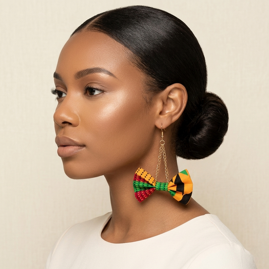Tolani Kente Print Earrings