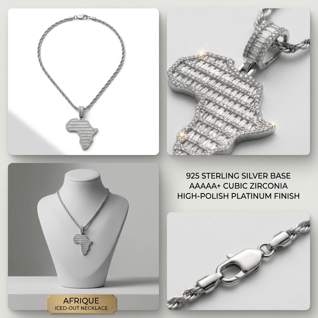 Afrique Iced-Out Necklace