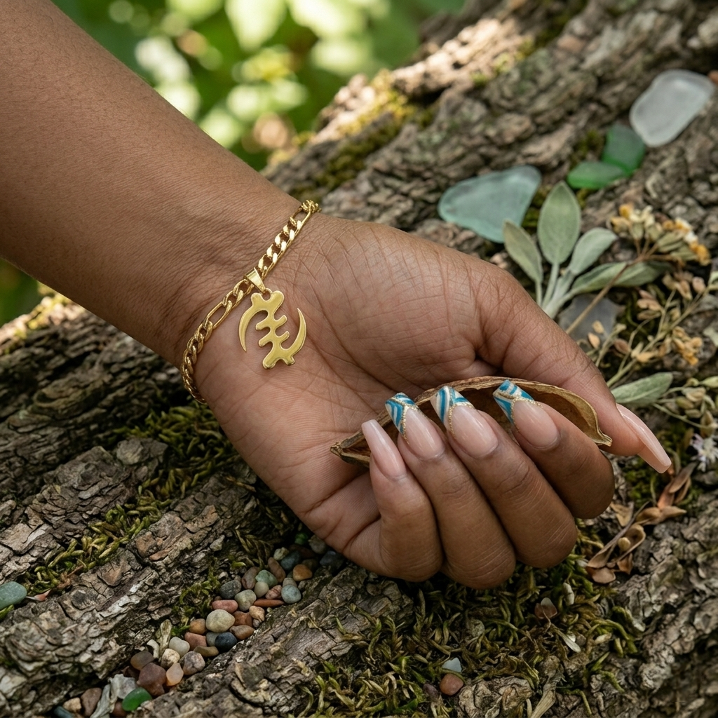 Gye Nyame Adinkra Bracelet