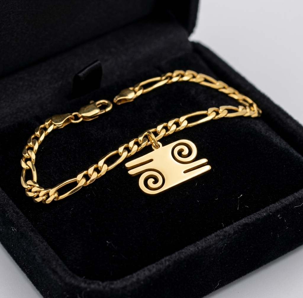 Bravery Adinkra Bracelet – Symbol of Courage & Strength