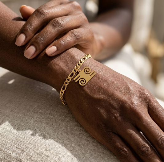 Bravery Adinkra Bracelet – Symbol of Courage & Strength