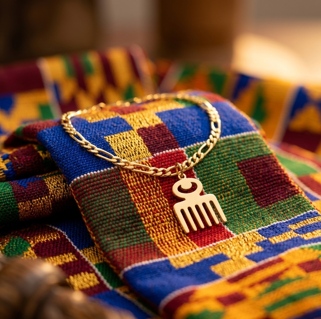 Duafe Adinkra Bracelet – Symbol of Beauty & Femininity