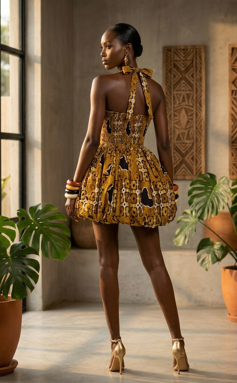 Motherland Bubble Dress & Headband Set