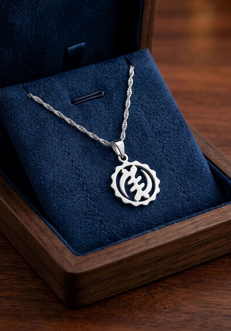 Nyame Ye Ohene Adinkra Necklace
