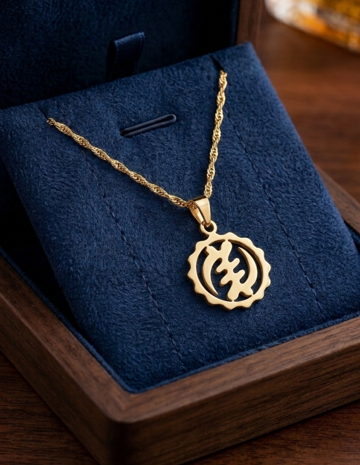Nyame Ye Ohene Adinkra Necklace