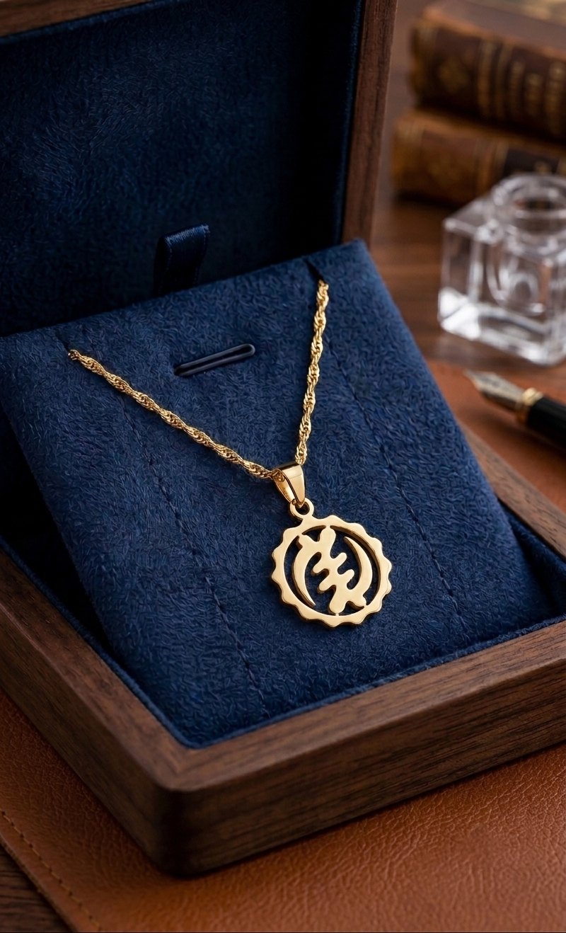 Nyame Ye Ohene Adinkra Necklace