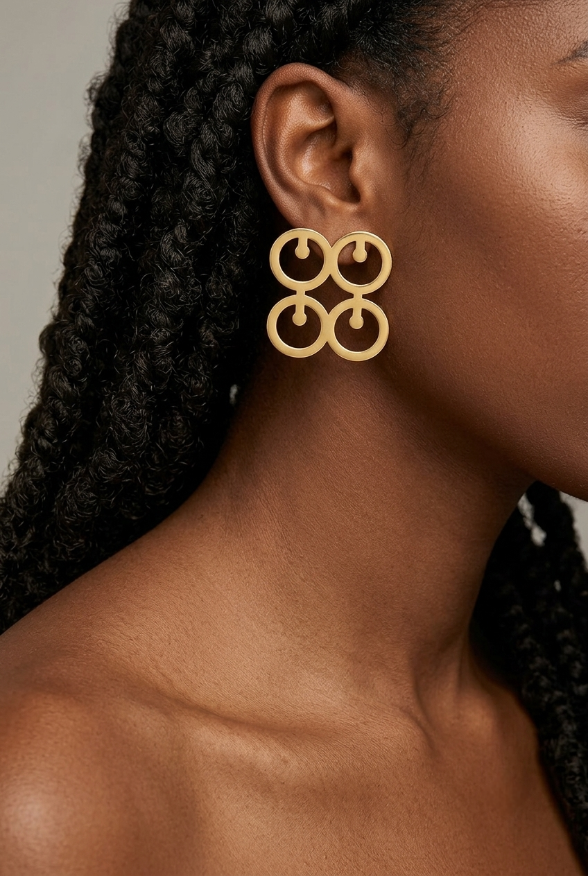 Me Ware Wo Adinkra Stud Earrings