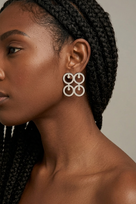 Me Ware Wo Adinkra Stud Earrings