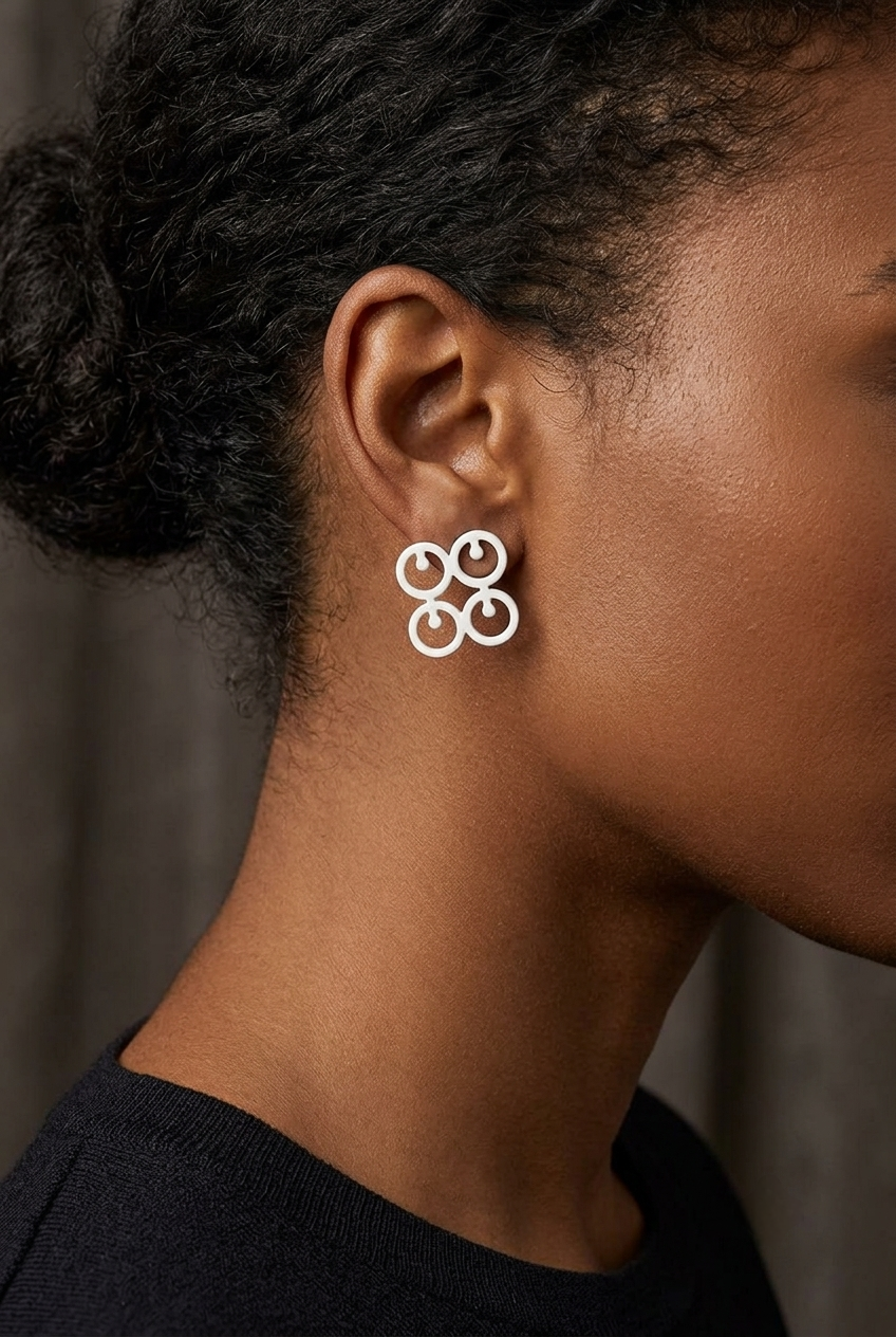 Me Ware Wo Adinkra Stud Earrings