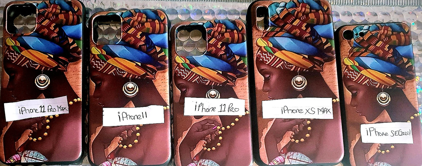 Headwrap Queen Phone Case – Afro Queen Aesthetic