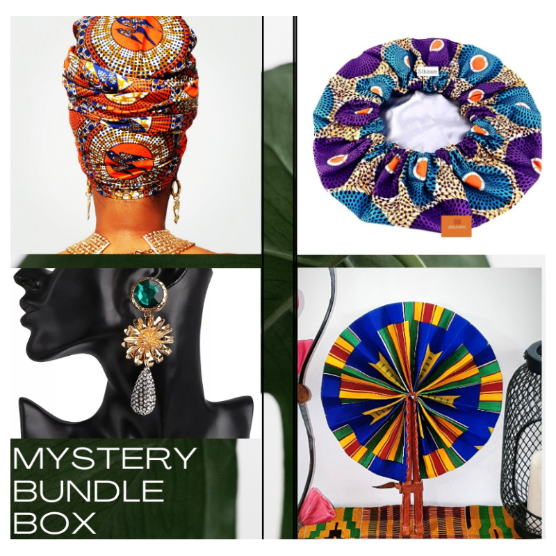 Sikawe Mystery Bundle Box – Surprise African Print Accessories Bundle