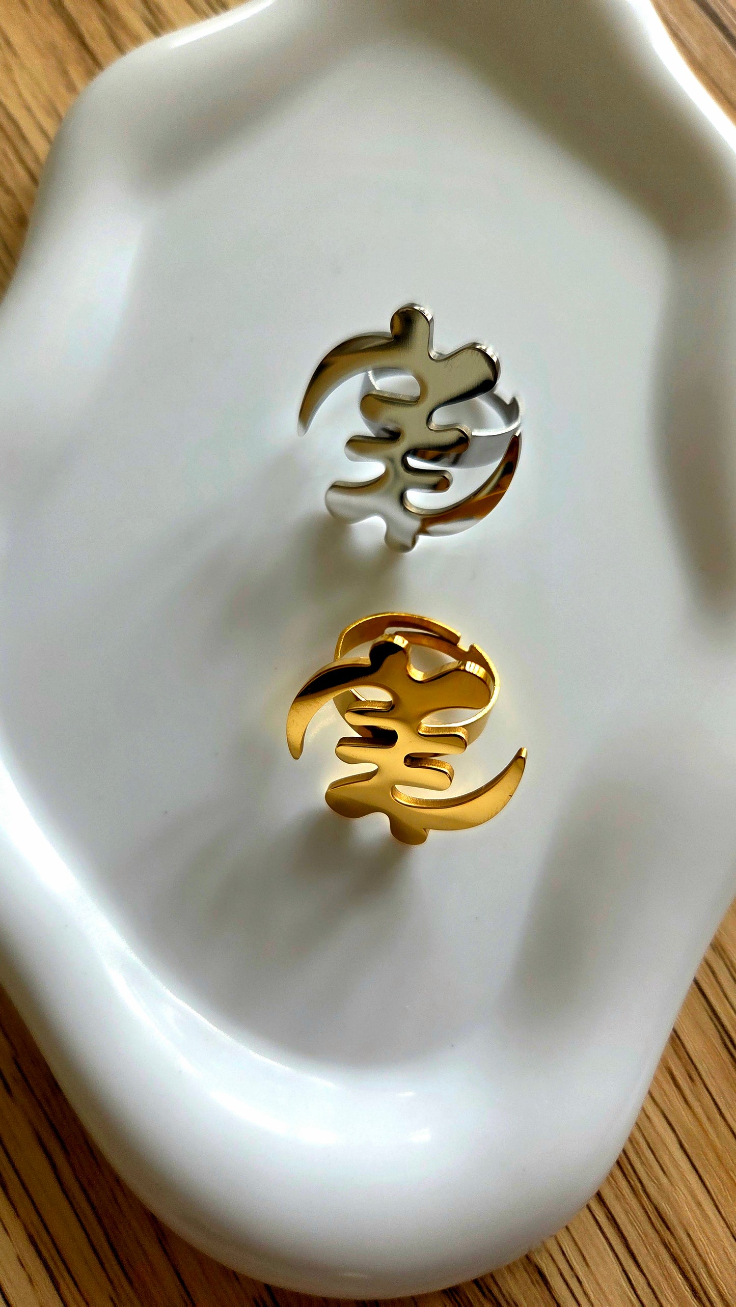 Gye Nyame Adinkra Ring