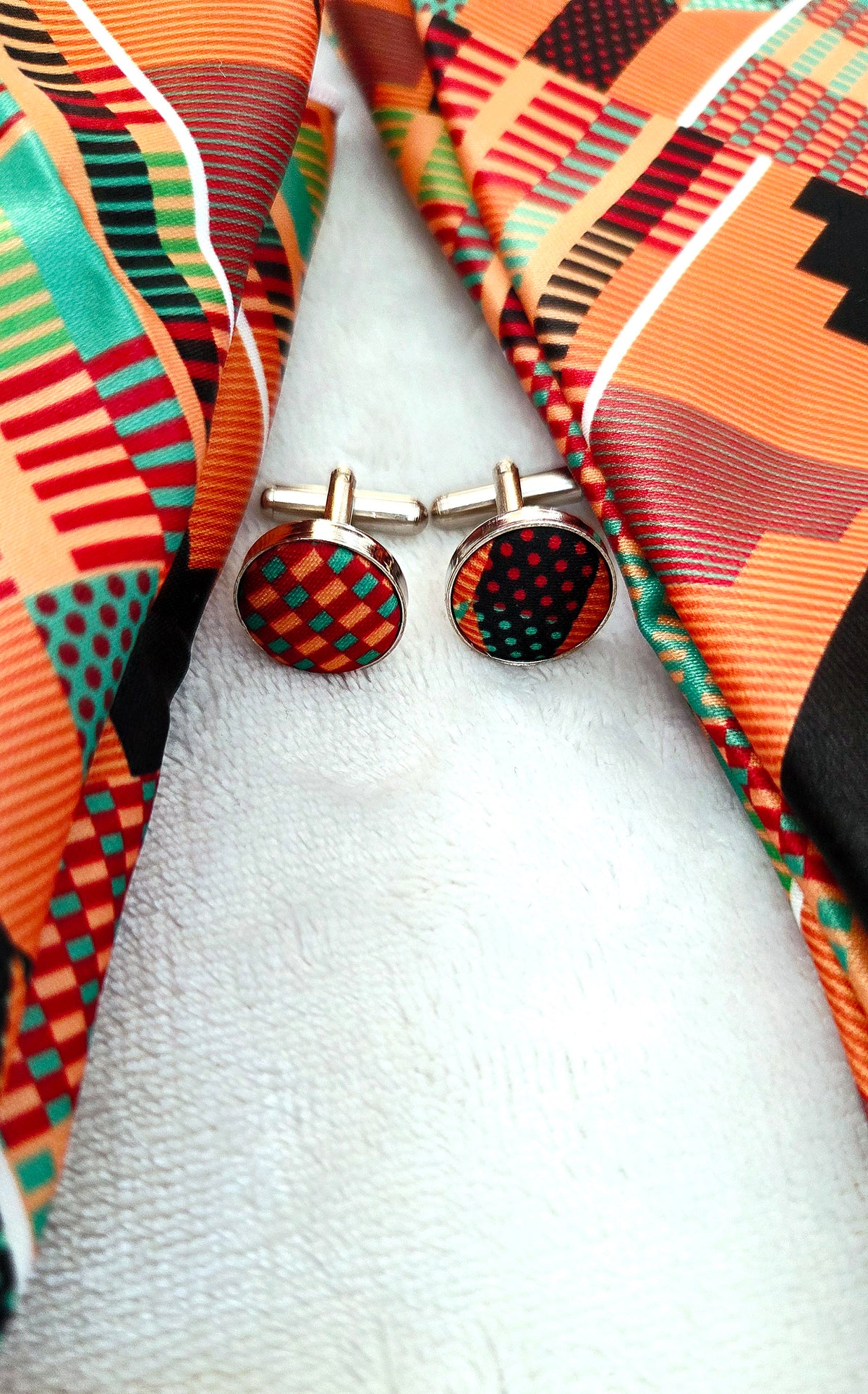 Heritage Kente 3 Piece Necktie Set