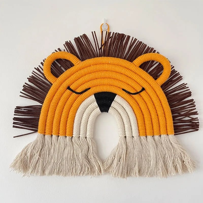 Nursery Decor ROI | Safari Animal Wall Art | Lion & Deer