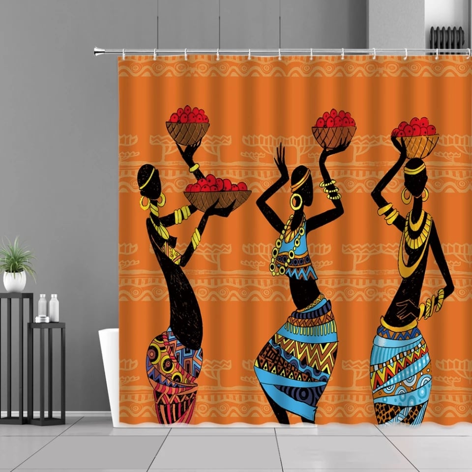 Tribal Sista Shower Curtain