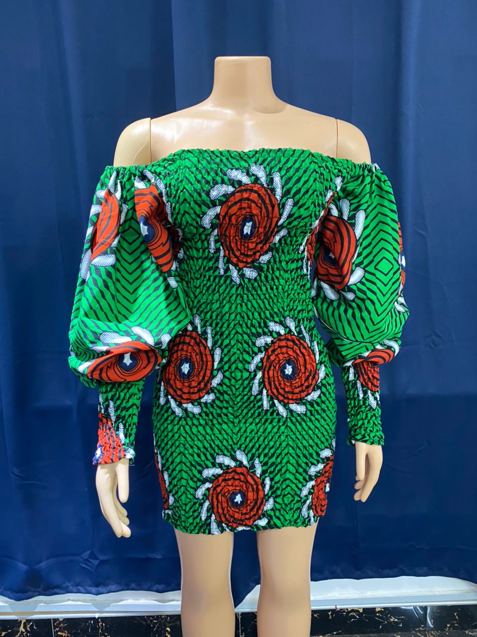 Ofeibea African Print Midi Dress