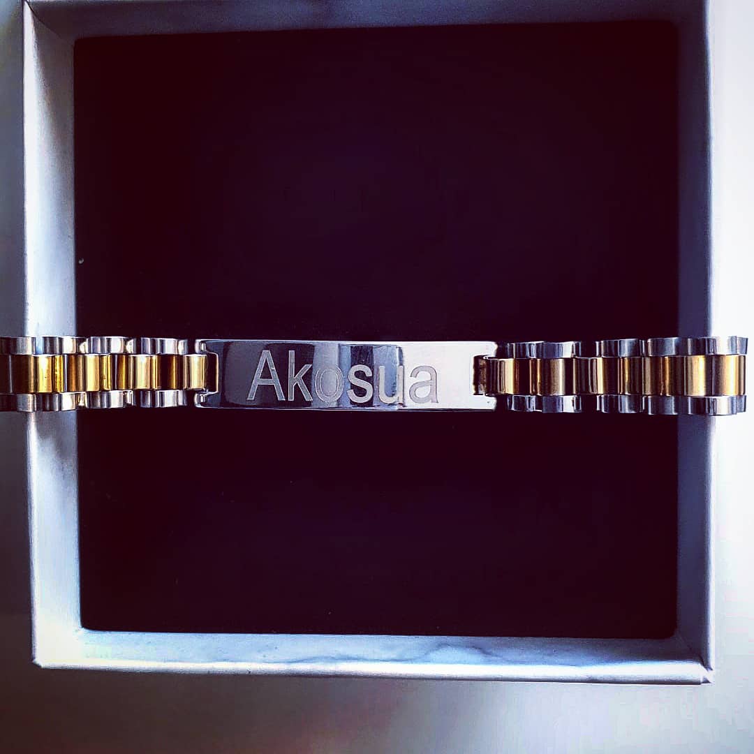 Personalised Unisex Bracelet - Kofi & Akosua Name Bracelet