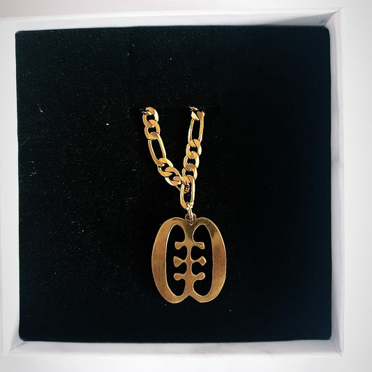 Teeth and Tongue Adinkra Pendant Bracelet