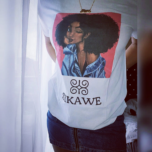 Afro Queen T-Shirt | Unisex Melanin Statement Tee