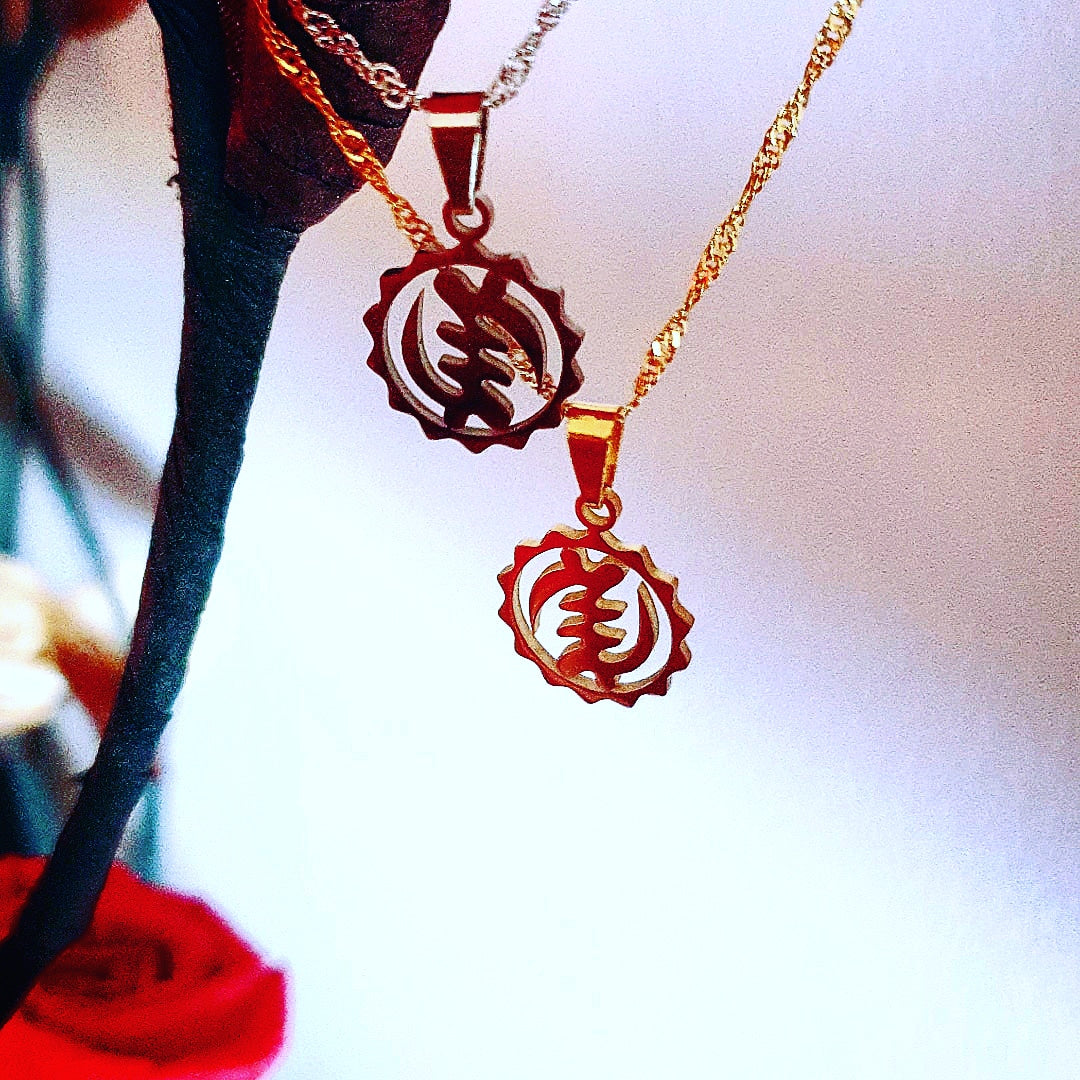 Nyame Ye Ohene Adinkra Necklace
