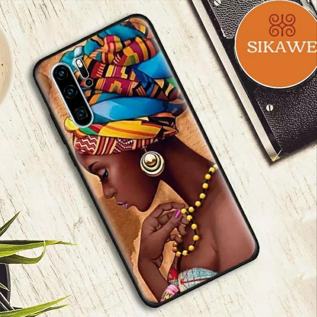 Headwrap Queen Phone Case – Afro Queen Aesthetic