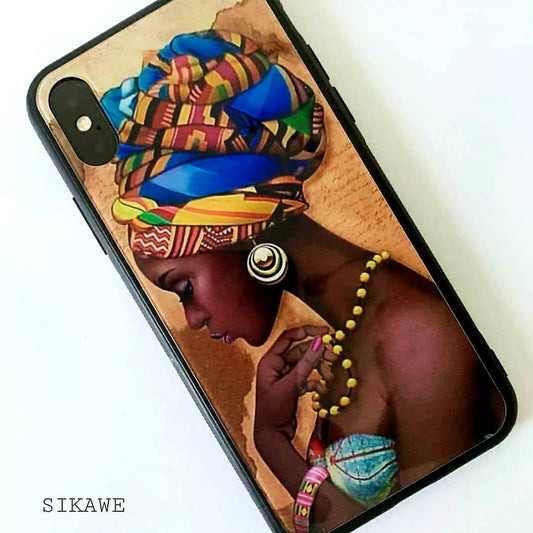 Headwrap Queen Phone Case – Afro Queen Aesthetic