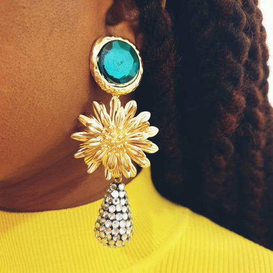 Green Mimi Earrings