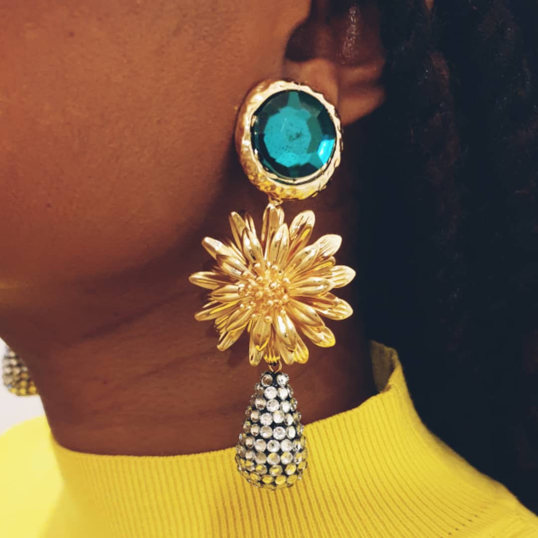 Green Mimi Earrings